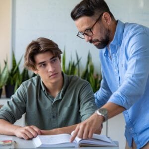 Learning student with tutor